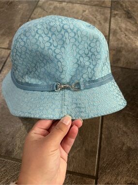 Blue Rare Vintage Coach Bucket Hat